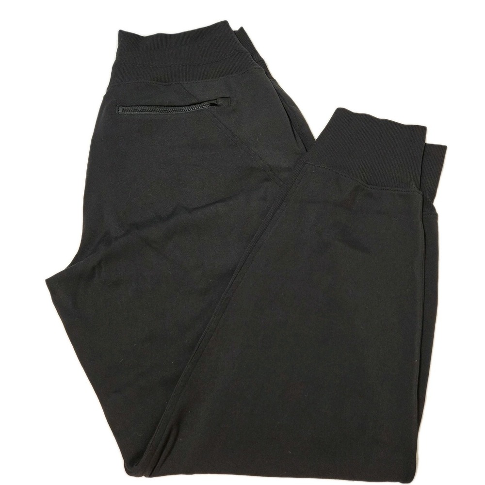 Athleta Venice Women's Jogger Back Zippers Hidden Pocket Black Size Medium - Picture 5 of 6